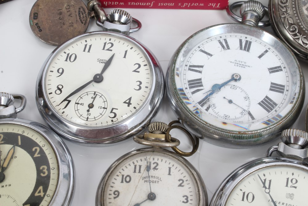 Collection of vintage pocket watches - including L.N.E.R. - Image 8 of 9