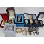 Collection of modern ladies' and gentlemen's wristwatches - including Bradford Exchange Elvis