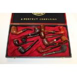 Collection of plain carved briar estate pipes - including BBB and others