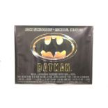 Poster - Batman - 1989 British Quad - rolled