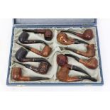 Estate briar pipes - including G.B.D.