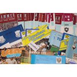 Selection of football programmes - including West Ham (approximately x 130),