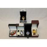 Large quantity of gentlemen's wristwatches by Invicta, Raymond Weil, Orient,