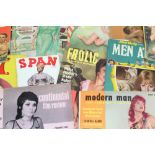 Men's magazines 1950s / 1960s period - including Man's Book, Man's Story, Celebrities Bared,