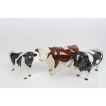 Two Beswick Friesian Cattle - Champion Coddington Hilt Bar and Champion Claybury Leegwater,