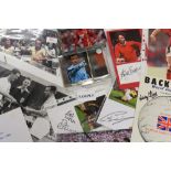 Autographs - Football selection - including Tom Finney,