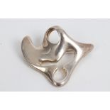 Georg Jensen silver free-form brooch, no.