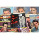 Records - Selection of LP records by Elvis Presley - including 'Loving You' (1957,