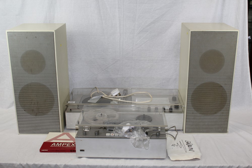 Rare 1960s Braun TG60 record deck,