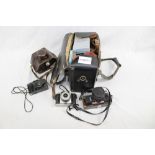 Large quantity of cameras and other vintage photographic equipment - including Yashica and Minolta