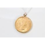 Gold Elizabeth II Sovereign - 1968,