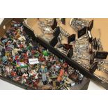 Selection of lead and plastic figures - mostly military - including Del Prado, Britains,