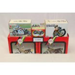 Selection of boxed motorbikes by Polistil - various sizes