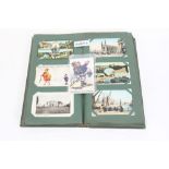 Postcards in album - G.B.