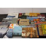 Lot Citroen DS sales brochures and related ephemera