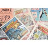Comic selection - including quantity of 1980s Battle Action Force, Lion,