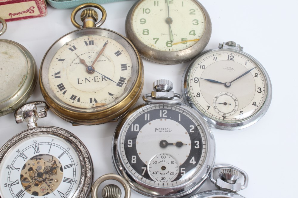 Collection of vintage pocket watches - including L.N.E.R. - Image 4 of 9