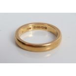 Gold (22ct) wedding ring.