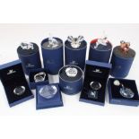 Group of Swarovski crystal boxed items - including award plaques,