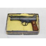 Webley & Scott .22 calibre MkI air pistol. Serial no.