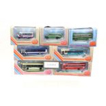 Diecast selection of boxed Exclusive First Edition models of buses (3 boxes)