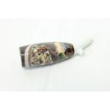 Good mid-19th century Continental porcelain pipe commemorating Napoleon,