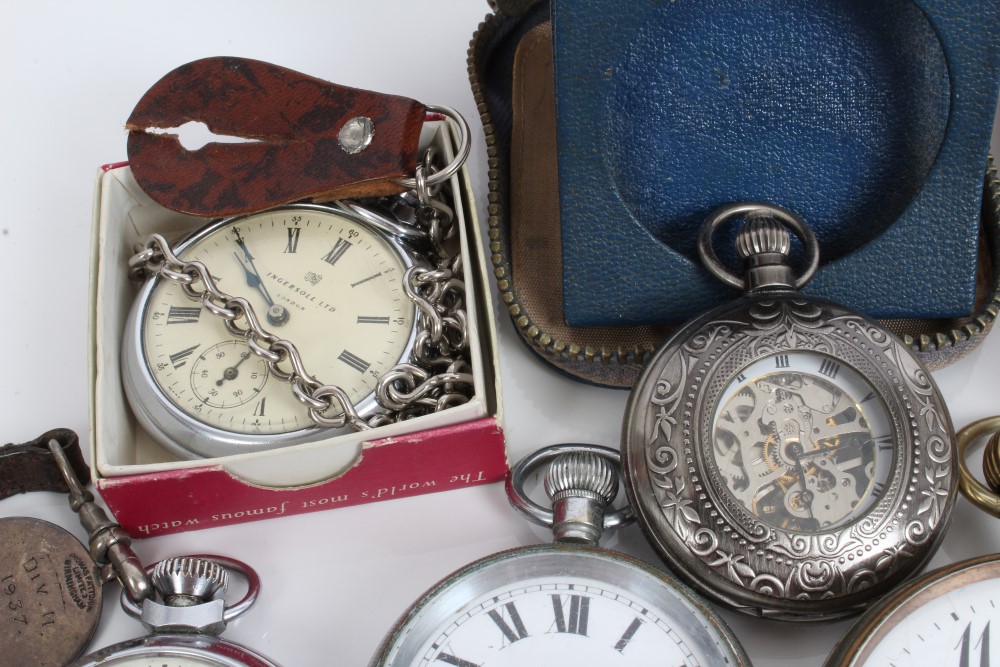 Collection of vintage pocket watches - including L.N.E.R. - Image 2 of 9