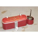 Bamfords stationary engine implement toolbox - restored in red livery