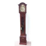 Edw Mahogany Grandmother Clock with Westminster Chime