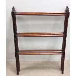 Vict Mahogany Towel Rail