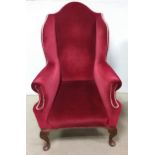 Exceptional Quality Vict Wingback Armchair