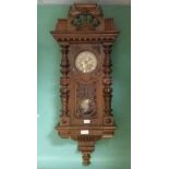 Vict Walnut Vienna Clock