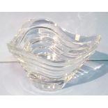 Large Lead Crystal Atlantic 10 inch Bowl