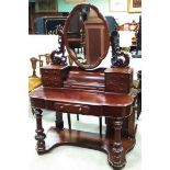 Victorian Mahogany Duchess Dressing Table