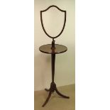 Fabulous Quality Late Vict Inlaid Mahogany Free Standing Vanity Mirror