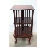 Mahogany Revolving Bookcase