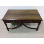 Mahogany Coffee Table 2 Drawer