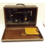 Cased Singer Sewing Machine