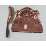 Vict Copper Crumb Chair & Brush