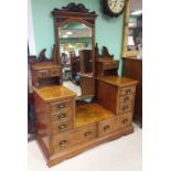 Quality Vict Period Pollard Oak Dressing Table