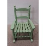 Child's Hand Painted Rocking Chair