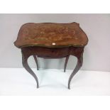 Fabulous Quality Vict Inlaid Rosewood Vanity Table