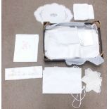 Misc Box of Linen & Lace