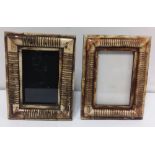 Pair of Indian Bone Photo Frames