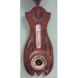 Vintage Oak Barometer