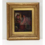 Vict Gilt Framed Oilograph