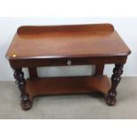 Vict Mahogany Console Table