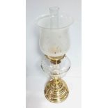 Vict Brass Oil Lamp with Duplex Burner