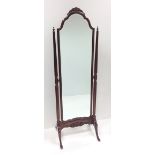 Superb Quality Vict Style Mahogany Cheval Mirror