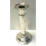 Solid Silver 1915 Chester Candlestick